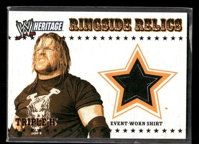 2005 Topps Heritage WWE Triple H Ringside Relics - Image 1 of 2