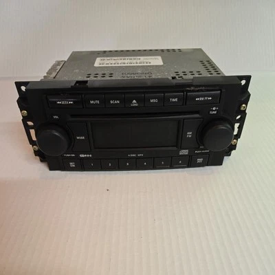Dodge Chrysler Jeep 6 disc changer radio   5064010 Durango Nitro Ram Aspen  - Image 1 of 4