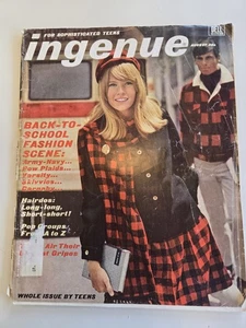 Vintage HTF Rare August 1966 INGENUE Magazine for Sophisticated Teens Fashion & - Picture 1 of 23