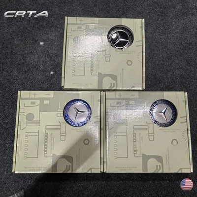 4 PIEZAS apto para Mercedes Benz 75mm rueda suspendida cubierta central logotipo rueda modificada Foto 1 de 4