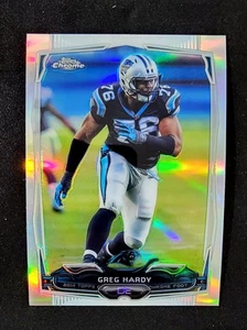 2014 Topps Chrome #24 Greg Hardy Refractor - Picture 1 of 2