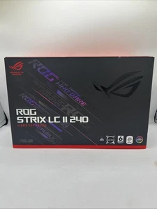 ASUS ROG Strix LC II 240 AIO Liquid CPU Cooler 240mm Radiator *NEW* - Picture 1 of 5