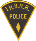 INDIANA HARBOR BELT RAILROAD POLICE DEPARTMENT SHOULDER PATCH