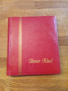 Altes Fotoalbum 50er Jahre Unser Kind Vintage unbenutzt leer - Bild 1 von 4