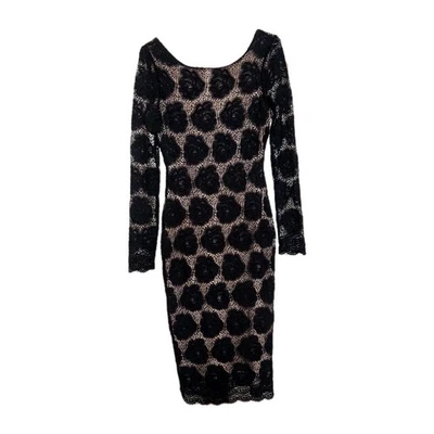 Va Va Voom Lace Black Mini Dress Size Med  - Image 1 of 4