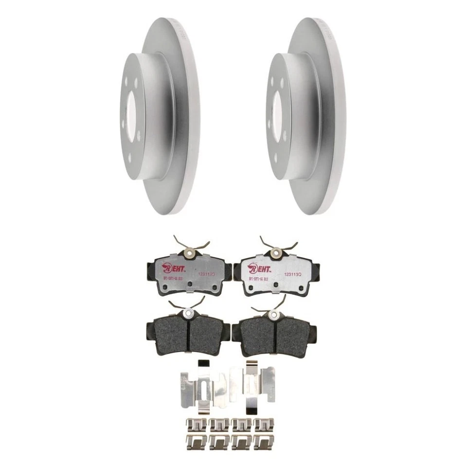 For Ford Mustang 94-04 Raybestos Element3 Plain Rear Brake Kit w Hybrid Pads Foto 1 de 4