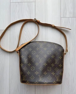 Echte Louis Vuitton Monogram Drouot M51290 Umhängetasche Canvas #ae224 - Bild 1 von 10