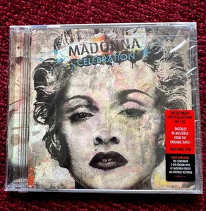 MADONNA SEALED MINT CELEBRATION ALTERNATE COVER RED PROMO HYPE STICKER 1 DISC LP - Picture 1 of 6