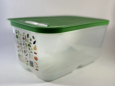 ¡Nuevo! Tupperware Nevera Smart Produce Contenedor Ahorrador de Veggie Guardián 1 3/4 Qt Foto 1 de 4