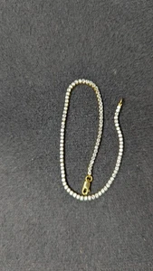 2gm 18kt Yellow Gold 1.7ct Round VS1 Lab Grown Diamond Tennis Bracelet For Women - Picture 1 of 15