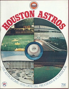 HOUSTON ASTROS VS ST. LOUIS CARDINALS MLB PROGRAM: AUGUST 29, 1976 - Picture 1 of 1