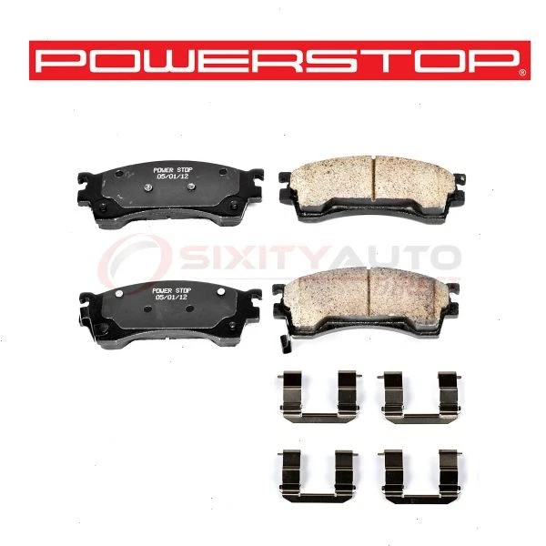 PowerStop Front Disc Brake Pad & Hardware Kit for 1993-1997 Ford Probe - uj - Imagem 1 de 4