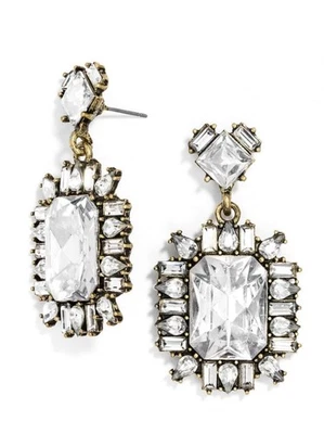 Pendientes colgantes Baublebar GRANDES de cristal facetado Ascher Foto 1 de 4