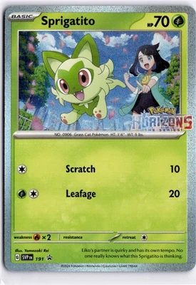 Sprigatito Promo SV: Scarlet & Violet Promo Cards 191 NM - Image 1 of 2