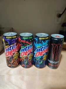 NUOVO (4) 2019 2020 2021 Mountain Dew Voodoo Monster Cuba Libre Japan Lattine Sigillate - Foto 1 di 4