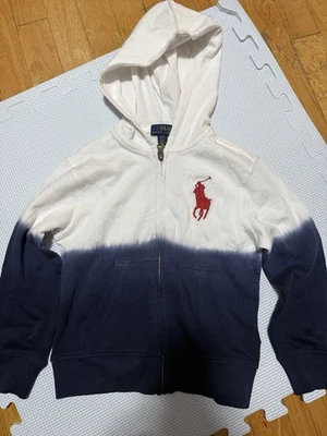 Polo Ralph Lauren Niños Blanco/Azul Sumergido Sudadera con Capucha Talla 4T Cremallera Completa Nuevo sin Etiquetas Envío Gratuito Foto 1 de 4