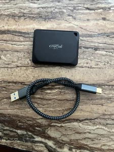 Crucial X10 Pro 4TB External Portable SSD Black - Afbeelding 1 van 2