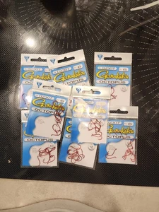 8 paquetes ganchos pulpo gamakatsu talla 6 10 por paquete # 02307 ganchos trucha roja - Imagen 1 de 3