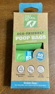 Biodegradable Eco Friendly Dog Poop Bags, Extra Strong & Leak-proof - 60 Count - Picture 1 of 4