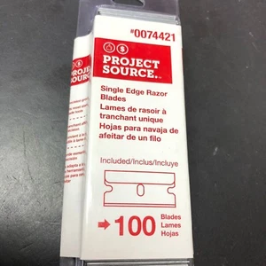 Project Source 100 Pk 1.6" Replacement Single Edge Blade # 74421 - Picture 1 of 2