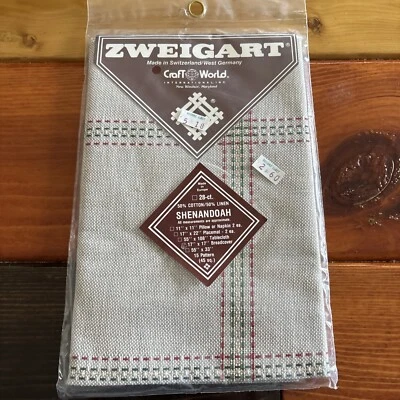 Zweigart Craft World 17”x 17” Cross Stitch Fabric 28ct Shenandoah BREAD COVER - Image 1 of 4