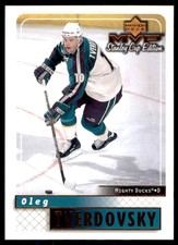1999-00 UPPER DECK MVP STANLEY CUP EDITION OLEG TVERDOVSKY ANAHEIM DUCKS #4