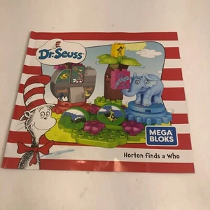 Mega Bloks Dr. Seuss Horton Finds a Who Building Set MANUAL ONLY - Picture 1 of 3