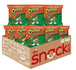 Cheetos Crunchy Cheddar Jalapeno Flavored Cheese Snacks, 1 Ounce (Pack of 40) - Picture 1 of 5