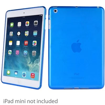 High Gloss Silicone Cover for iPad Mini 1-3 Keep Your iPad Mini Protect (Blue) - Image 1 of 3