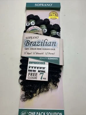 SOPRANO BRASILEÑA 16",18",20" + CIERRE GIRO FRANCÉS_#NATURAL Foto 1 de 4