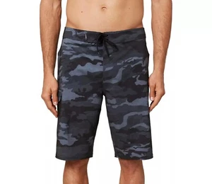 O'Neill Hyperfreak Performance Board Shorts DNA Camo Black New Size 30 Swim - Picture 1 of 6