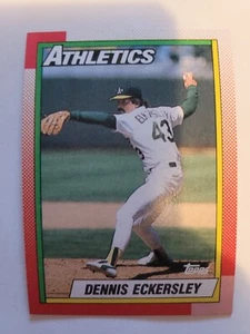 1990 TOPPS DENNIS ECKERSLEY #670 NM - Picture 1 of 1