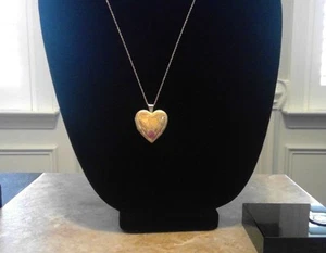 PRINCESS PRIDE   New 14kt gold  HEART LOCKET XL  USA   made 6.7 - Picture 1 of 7