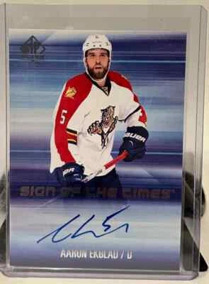 2015-16 Aaron Ekblad SP Authentic Sign of the Times #SOTT-AE Auto - Image 1 of 2