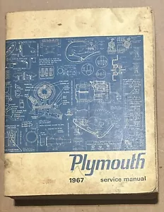 1967 plymouth service maunal GTX SatelliteBelvedereFury ValiantBarracudaš - Foto 1 di 5