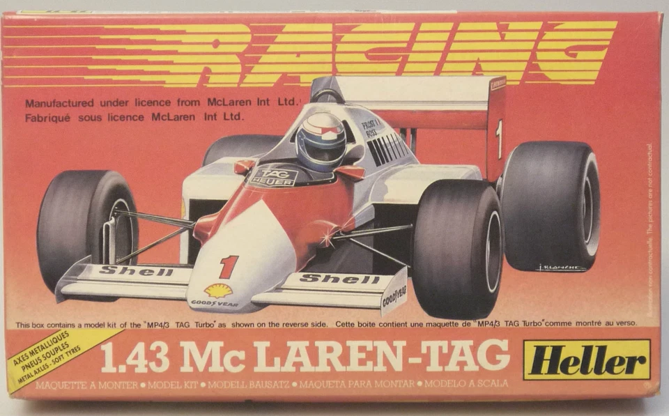 (PRL) MC LAREN TAG RACING 1:43 AUTO CAR VOITURE MONTAGGIO MODELLINO MODEL HELLER - Immagine 1 di 1