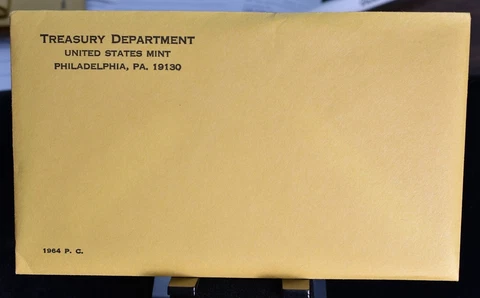 1964 U.S. Mint Proof Set - Sealed Unopened Cover