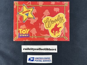 Toy Story Stickers Card Skybox Disney Pixar Woody Red 5 of 8 1995