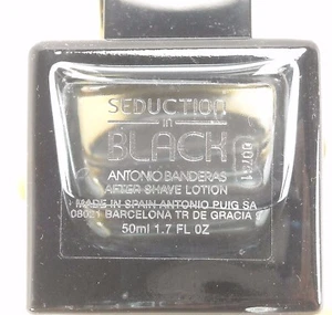 Seduction in Black Antonio Banderas After Shave Lotion 1.7 Oz - Picture 1 of 2