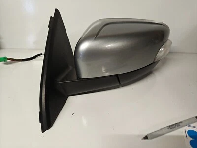 2010-2013 VOLVO XC60 LEFT SIDE LH DRIVER DOOR VIEW MIRROR SILVER OEM - Image 1 of 4