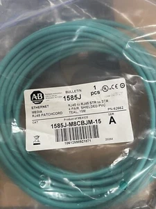 Nuevo catálogo Allen Bradley Ethernet Patchcord 1585J-M8CBJM-15 Ser A - Imagen 1 de 1