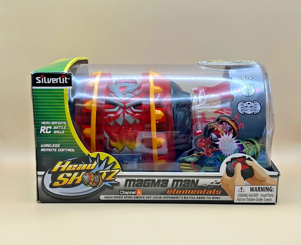 Silverlit Head Shotz Magma Man RC Battle Ball Toy Channel A with Remote NIB - Image 1 of 4