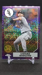 2022 Topps Silver Pack Series 2 Lucas Giolito Purple Mojo /75 T87C2-81 - Picture 1 of 2