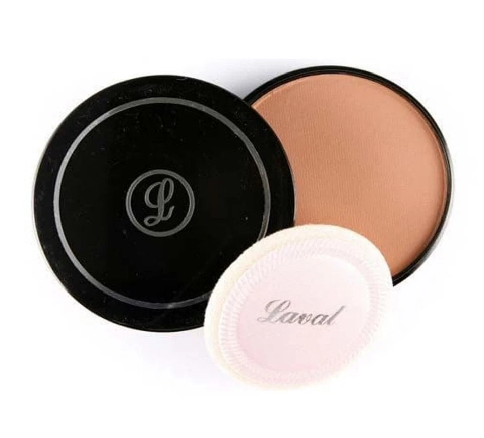 6 × Laval Cosmetics UK Pressed Powder 16g - 406 Warm Beige - Image 1 of 1