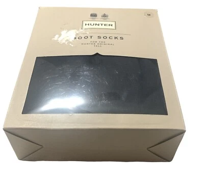 Calcetín para mujer Hunter Stitch Boot negro talla M Foto 1 de 4