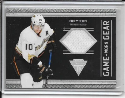 2011-12 Titanium Corey Perry Game Gear Jersey # 81 - Image 1 of 2