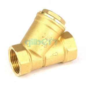 Válvula de filtro colador de 1" BSPP hembra latón en Y válvula lavadora a presión chorro aire acondicionado - Imagen 1 de 5