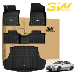 3W Floor Mats & Cargo Liner for 2025 Toyota Camry Custom Fit TPE All Weather Mat - Picture 1 of 9