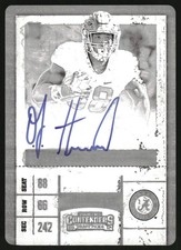 2017 Contenders Draft Printing Plate Black #108.2 left arm OJ Howard RC Auto 1/1