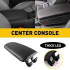 For 2004-2008 Audi A4 B6 B7 Black Leather Armrest Center Box Console Lid Cover